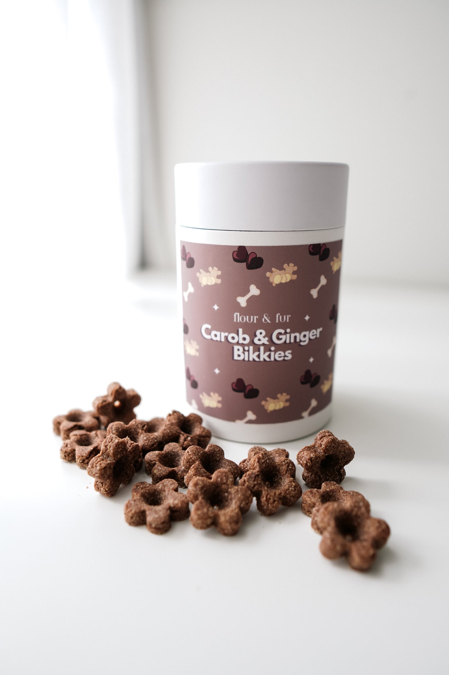 Carob & Ginger Bikkies