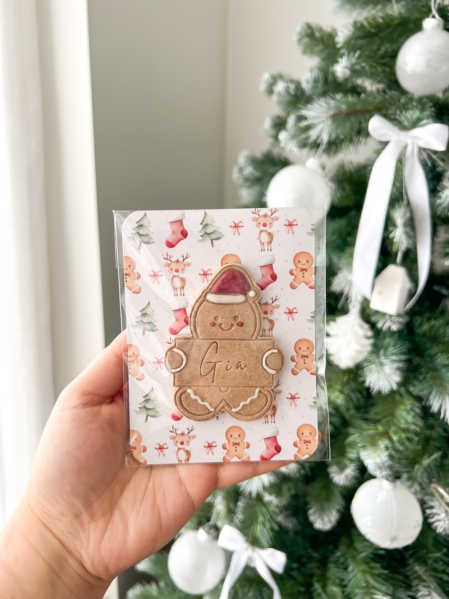 Gingerbread Name Plaque