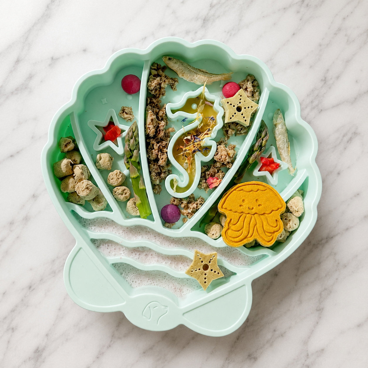 Seashell Slow Feeder Bowl | Pawesome Tails