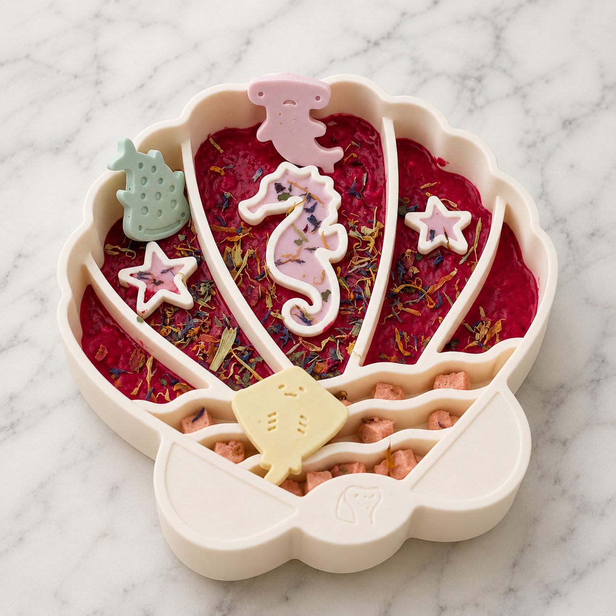 Seashell Slow Feeder Bowl | Pawesome Tails