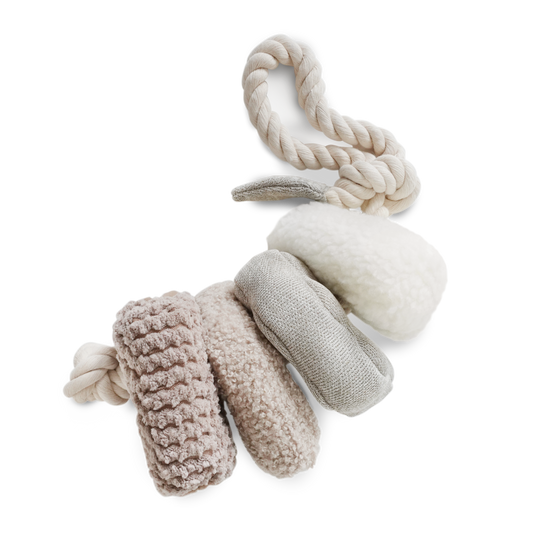 blocs tug + snuffle toy