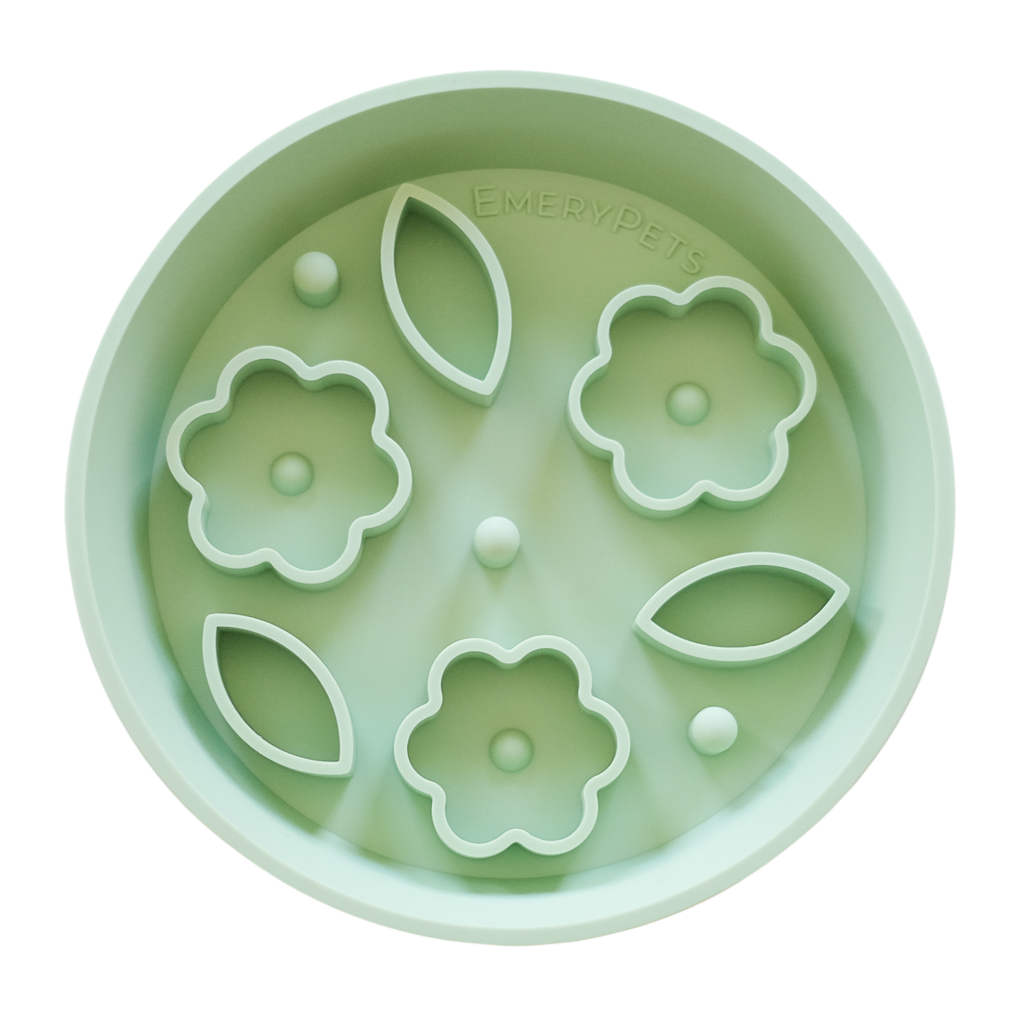 Flower + Leaf Slow Feeder Bowls: MEDIUM