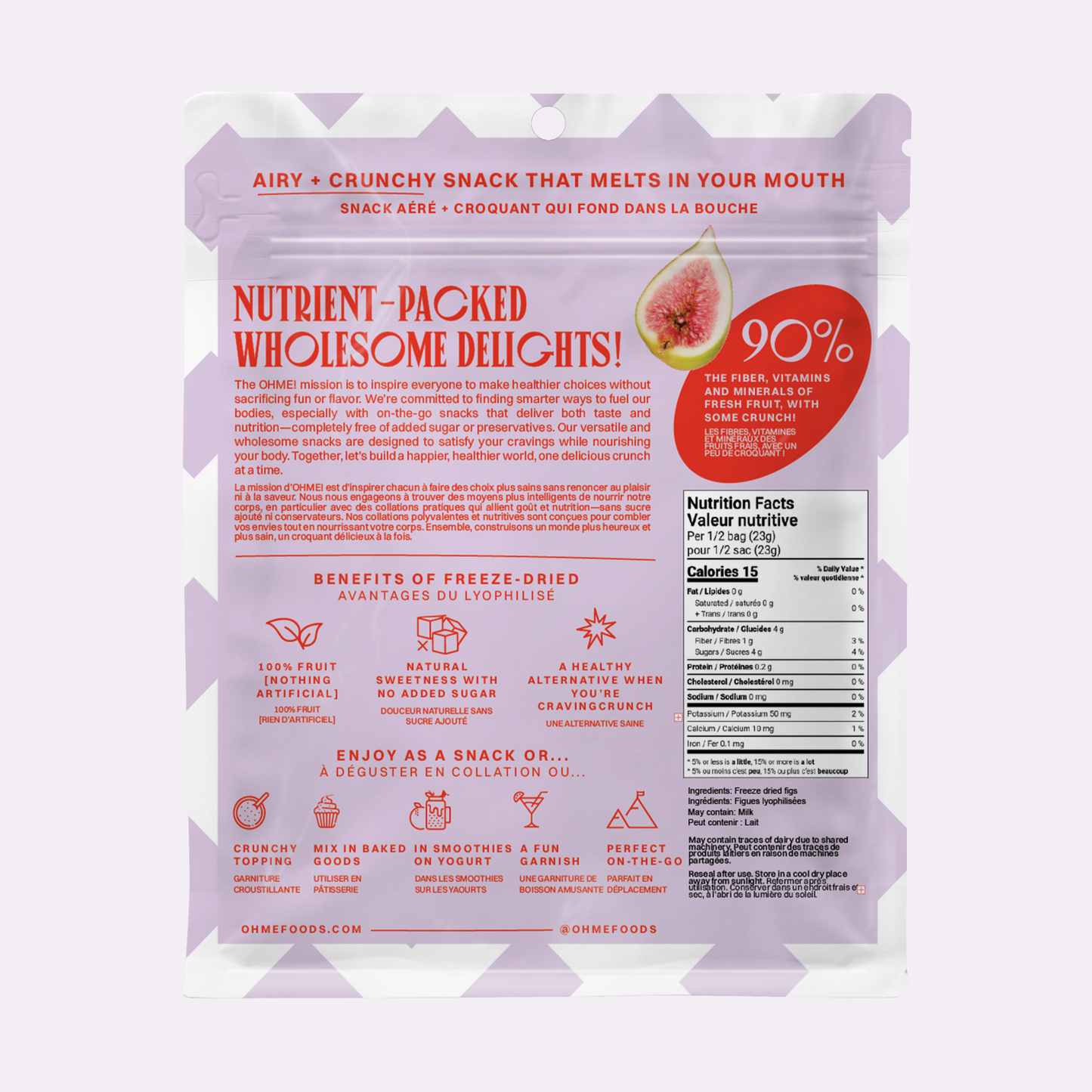 Freeze-Dried Figs (Halves)