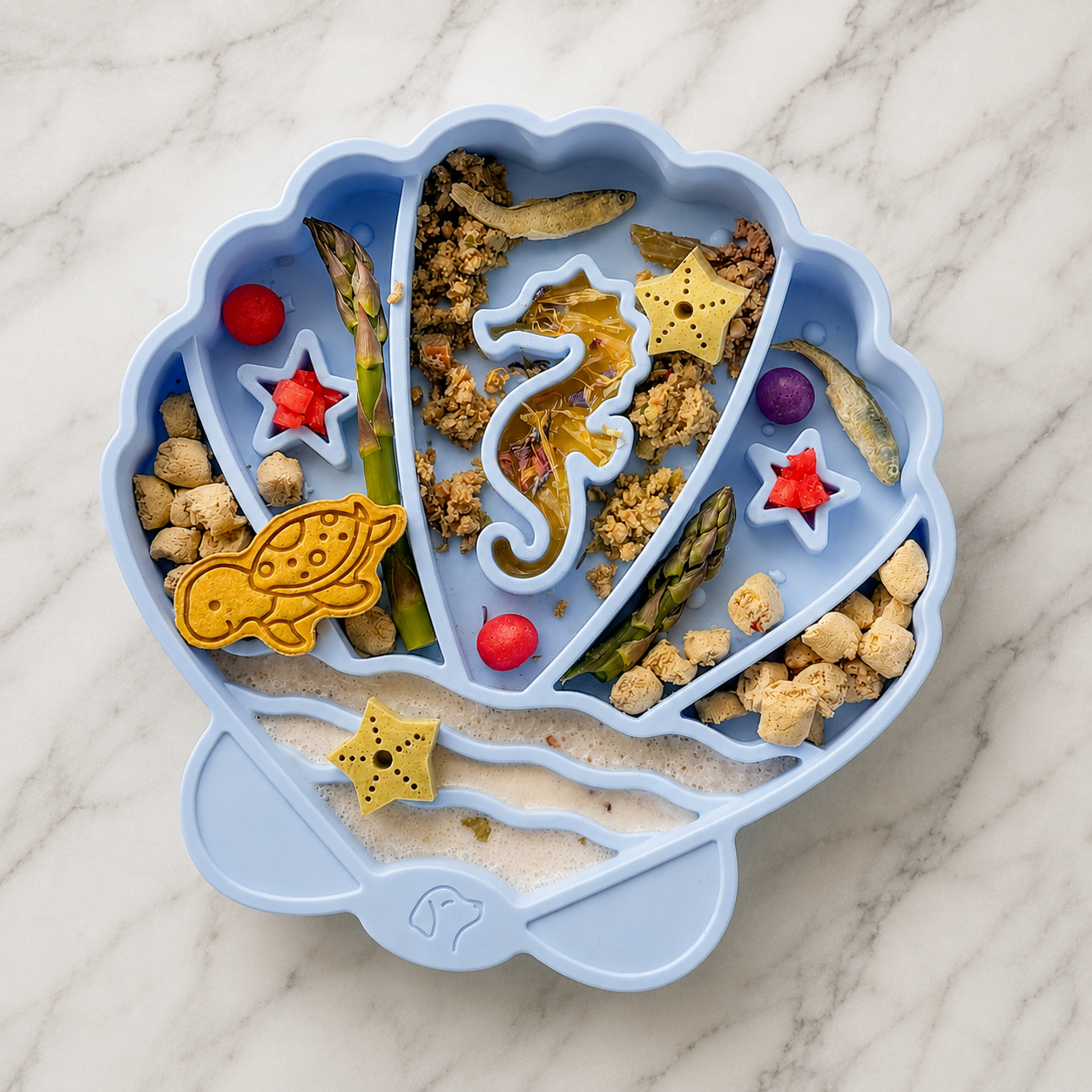 Seashell Slow Feeder Bowl | Pawesome Tails
