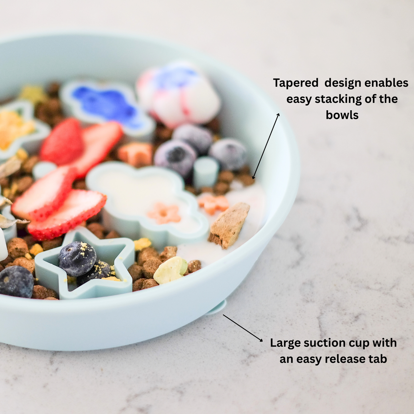 Star + Cloud Slow Feeder Bowls: Medium