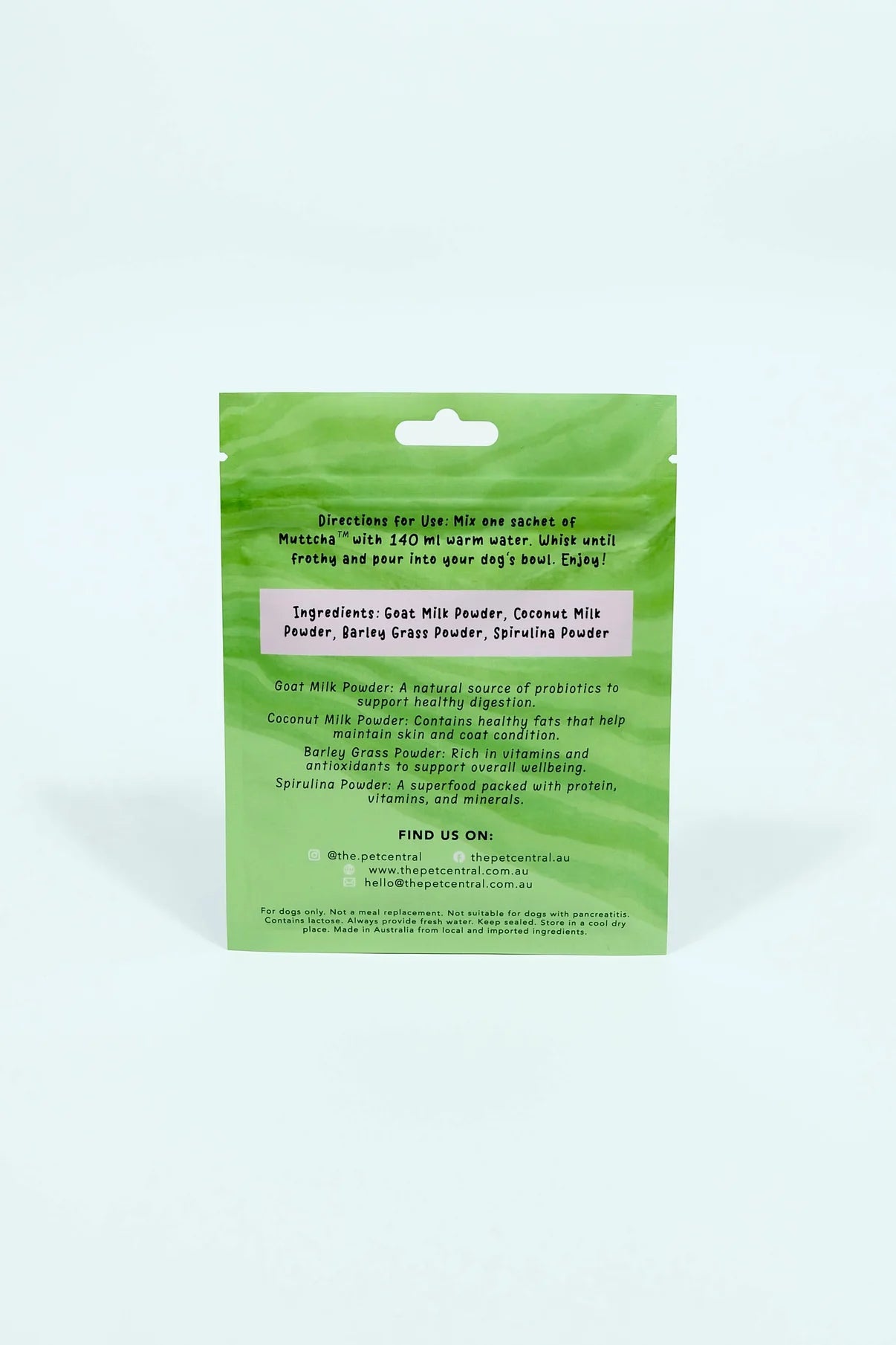 Muttcha® - Doggie Matcha Latte | the pet central