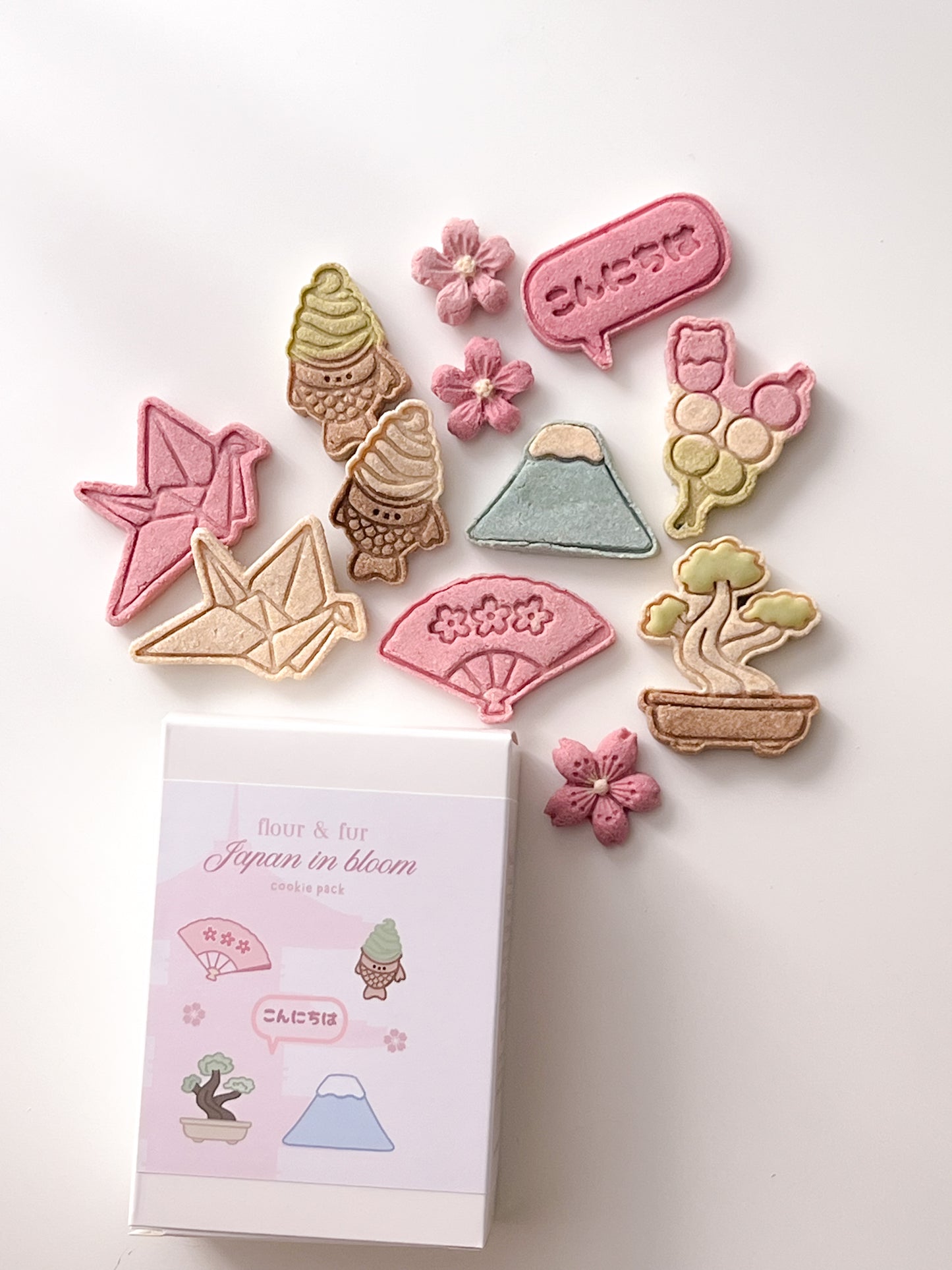 japan in bloom cookie pack
