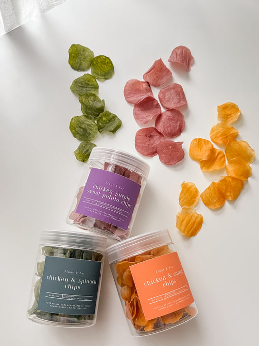 Bundle of 3 Chicken & Veggie Chips