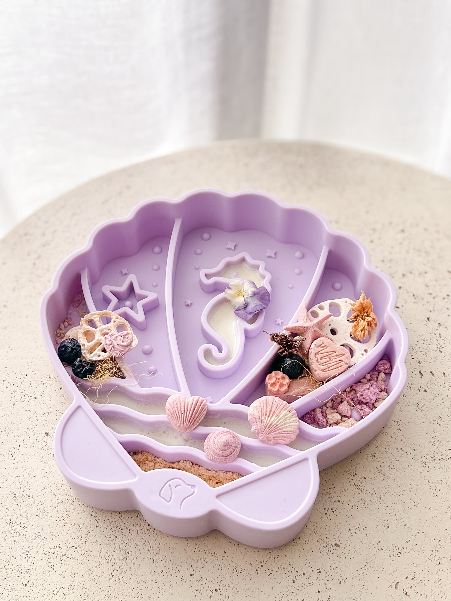 Seashell Slow Feeder Bowl | Pawesome Tails