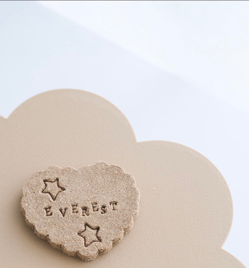 mini sweetheart name cookie