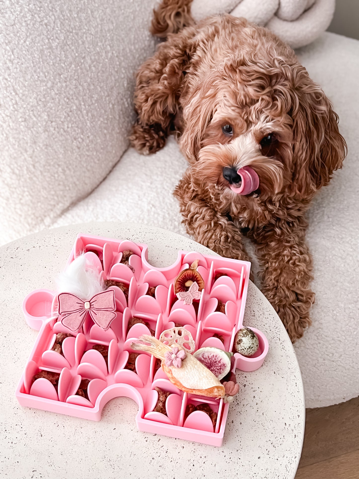 petal puzzle slow feeder