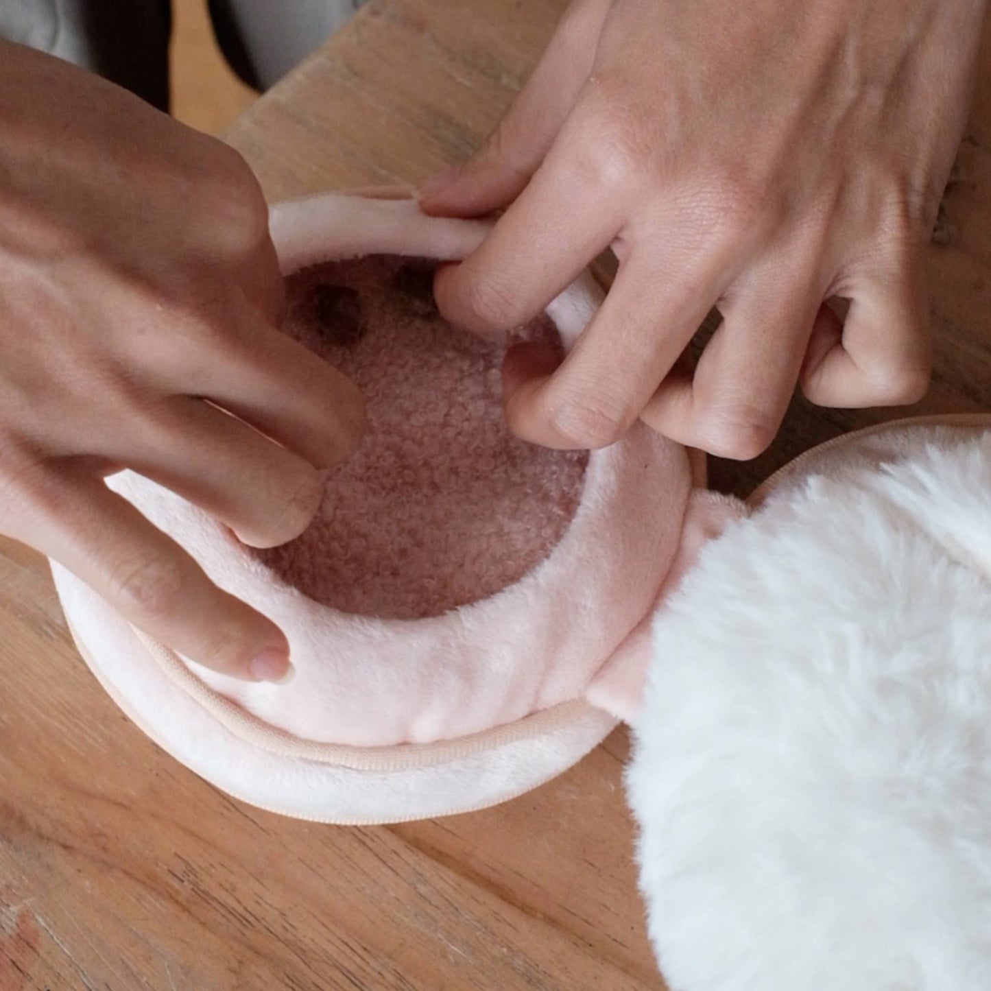 blush snuffle toy