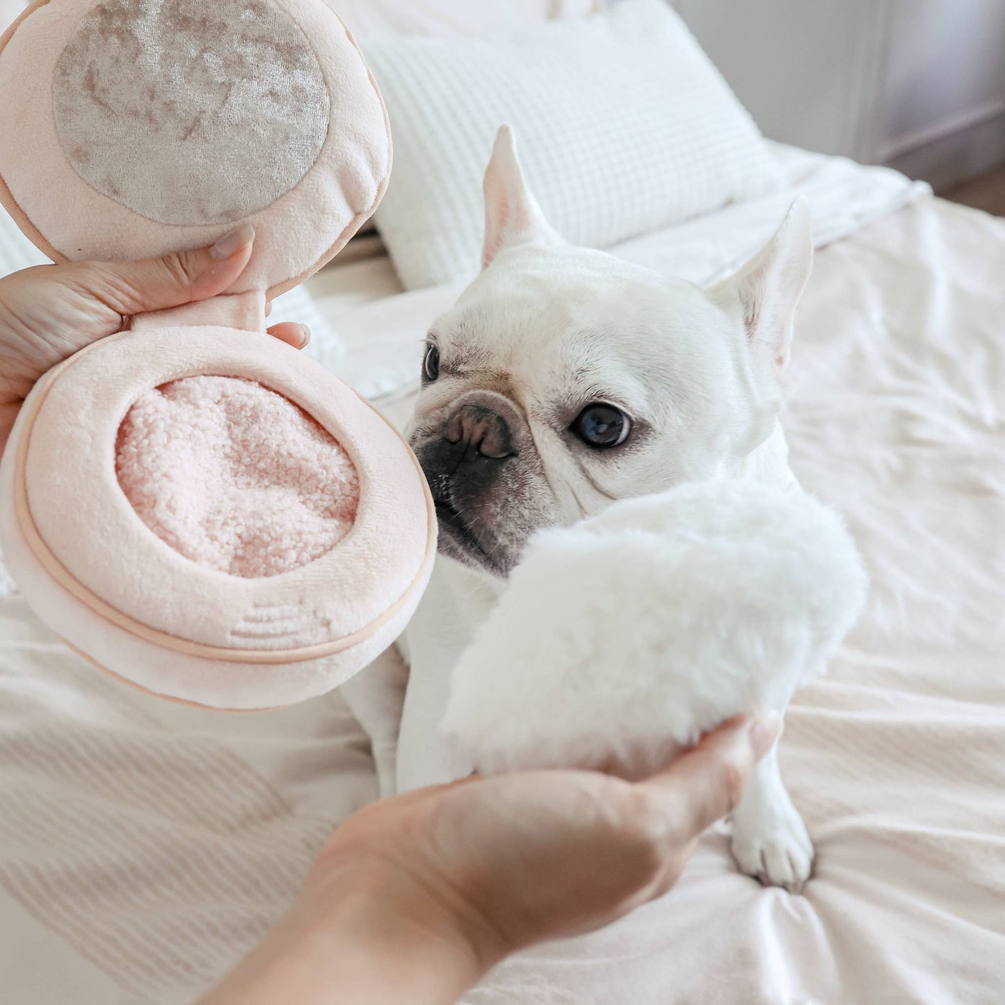 blush snuffle toy