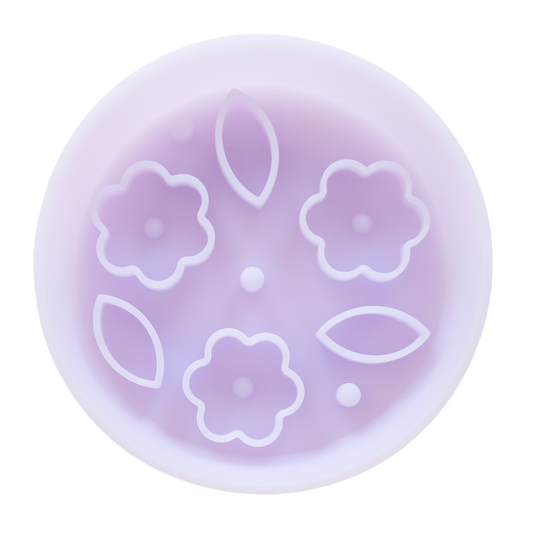 Flower + Leaf Slow Feeder Bowls: Medium