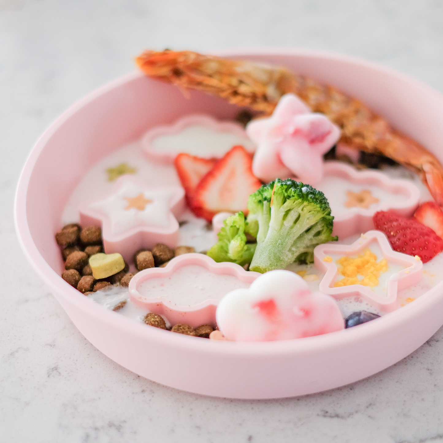 Star + Cloud Slow Feeder Bowls: Medium